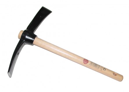 Alcotana with wooden handle